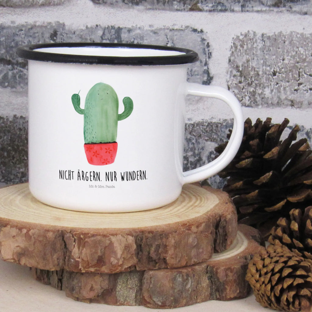 XL enamel cup cactus Fury metal cup, drinking cup, unbreakable, enamelled, outdoor cup, cup printing, coffee cup, mug, camping mug, motif cup, camping, enamel look, coffee mug, decorative mug, XL Enamel cup, cactus, cactuses, plants, cactus plant, small green cactus, office life, colleague, school, angry, office, boss, annoy