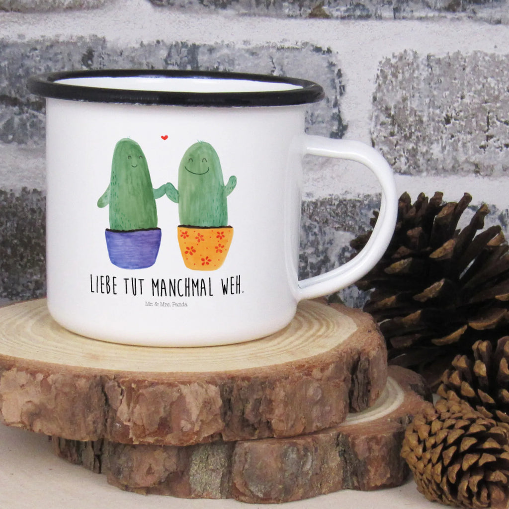 XL emaliowany kubek kaktus Miłość Kaktus, Kaktusy