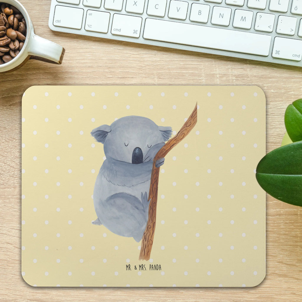 Mouse mat koala Pad, mousepad, Mouse Pad, Work, PC, Motif, Office, Study, fun, Print, saying, Gift, Mouse, Student, small animals, cute, funny, cute animal motives, hand drawn, small world, funny sayings, good mood, happy, gifts, gift ideas, special gifts, animal lover, card, dream, sleeping, bear, koala bear, bedroom, Koala, dreamland