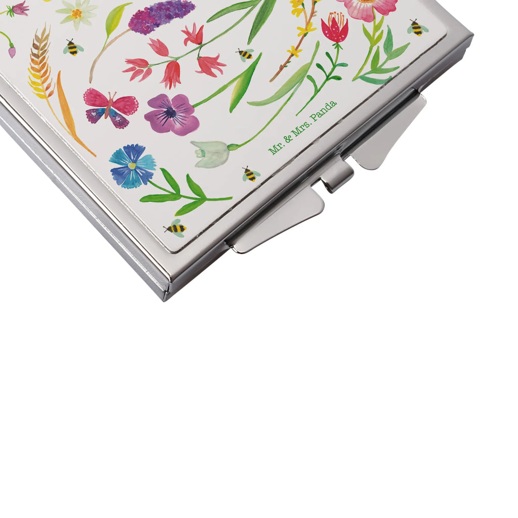 Kwadratowe lusterko do torebki Wiosna Dekoracje kwiatowe, dekoracje wiosenne, dekoracje letnie, dekoracja, pozytywna wiadomość, miłośnik natury, na zewnątrz, natura, przygoda