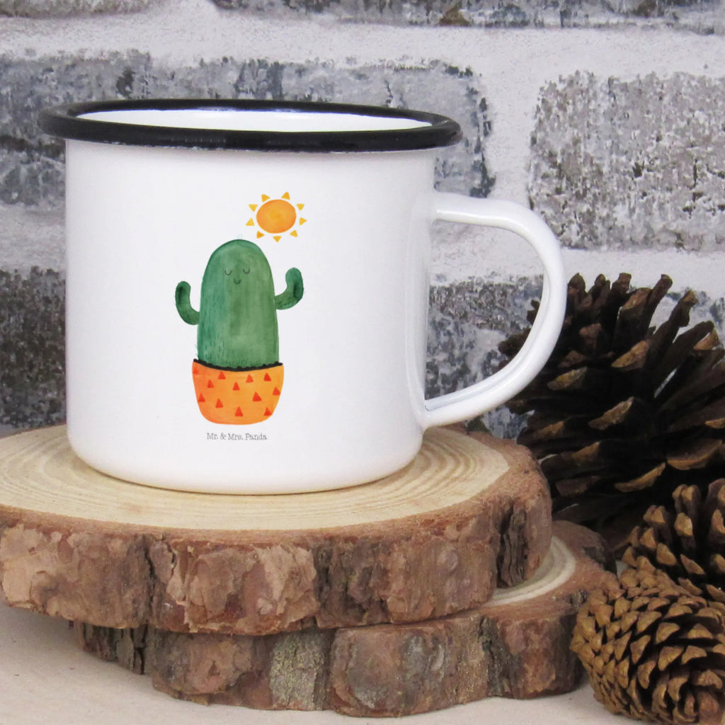 XL emaliowany kubek Kaktus Słońce Kaktus, Kaktusy