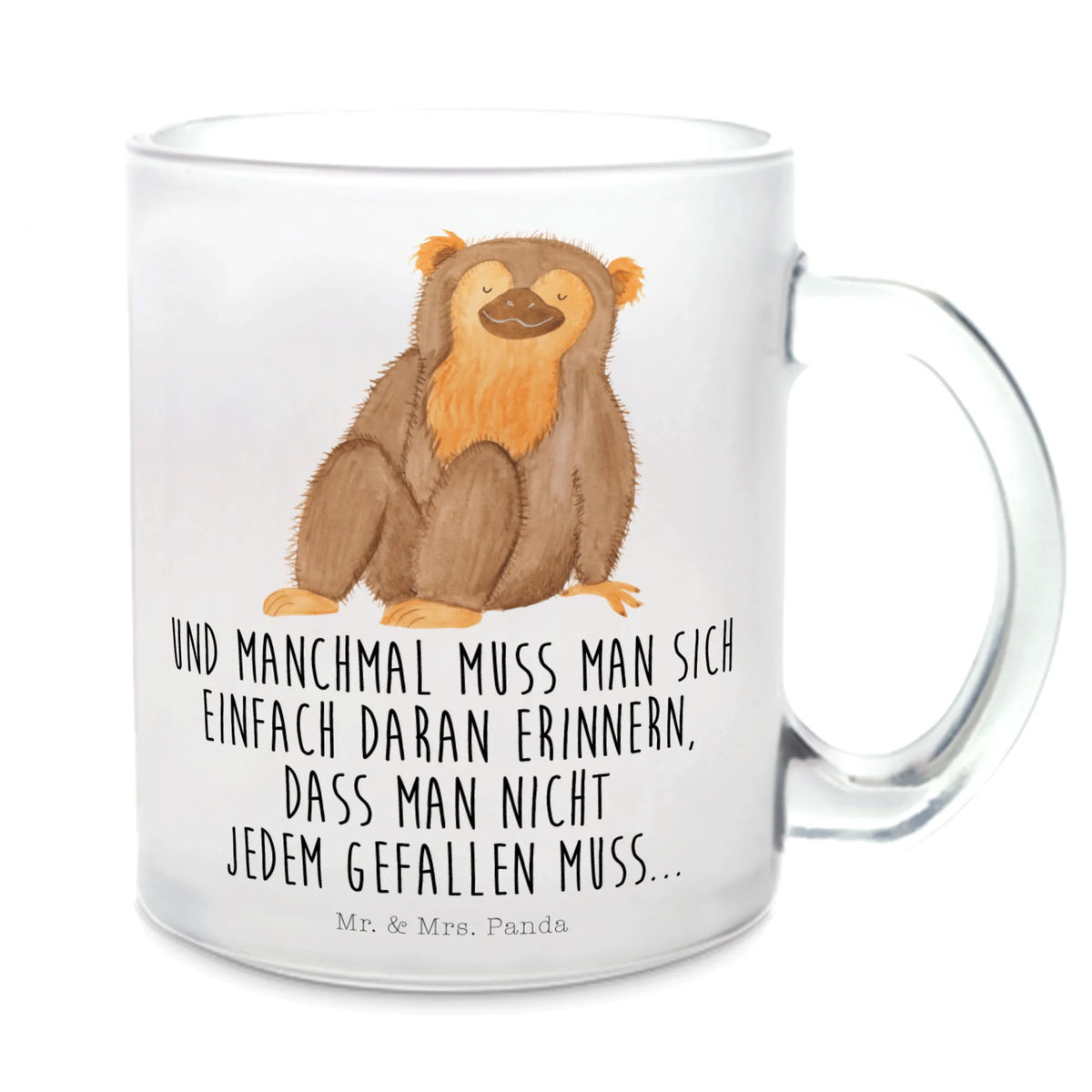 Teetasse Affe