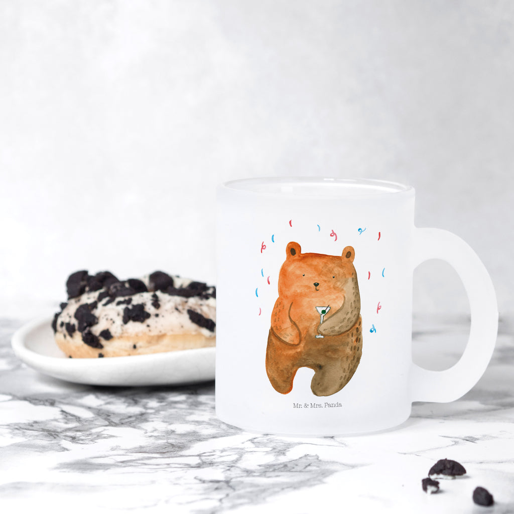 Teetasse Bär Party becher glas, becher für tee, Teegläser, Große Teetasse, Tasse, Glas Teebecher, tasse glas, glastasse, Teeglas, Teetasse, getränkeglas, Becher, Tee Tasse, Teetasse Glas, Glasbecher, Tasse Für Tee, Trinkglas, Teetasse aus Glas, Teddy, Bär, Teddybär, Geburtstagsgeschenk, Geburtstag, Mitbringsel, Feiern, Abfeiern, Geschenk, Lustig, Gute Laune, Party
