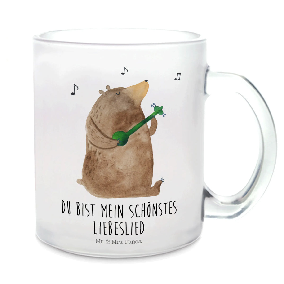 Teetasse Bär Lied Henkelbecher, Henkeltasse, Teetasse aus Glas, Kakaotasse, Pott, Häferl, Teeglas, Motivtasse, Glasbecher, glastasse, Teetasse, Teetasse Glas, Tee Tasse, getränkebecher, Trinkglas, Glas Teebecher, getränkeglas, Haferl, Teddy, Bär, Teddybär, Spruch, Herz, Liebe, Partner, Bear, Freundin, Song, Valentinstag, Frau, Bärchen, Valentine, Geschenk, Liebeslied, Lied