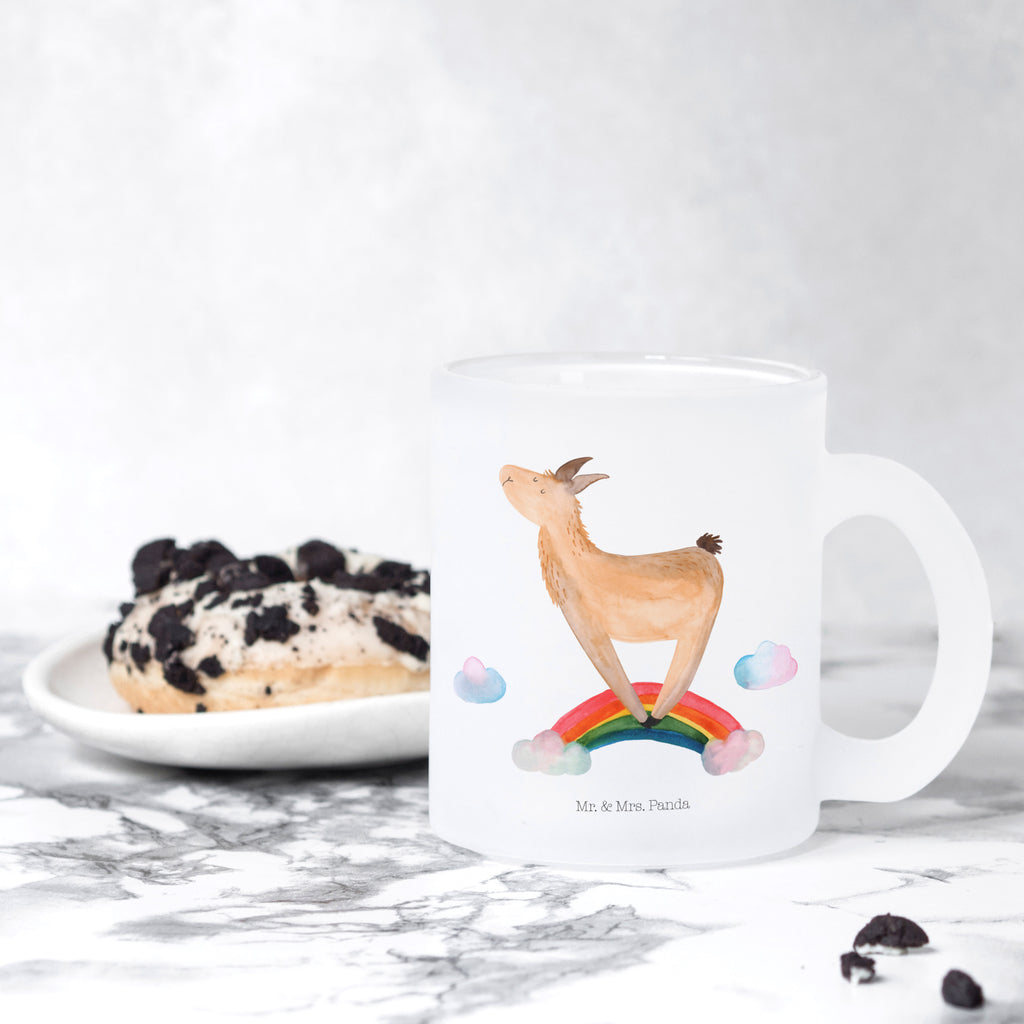 Teetasse Lama Regenbogen Glasbecher, getränkeglas, Teeglas, Große Teetasse, Teegläser, becher glas, Trinkglas, Teetasse aus Glas, becher für tee, Tasse Für Tee, Tasse, Teetasse Glas, Glas Teebecher, Becher, tasse glas, glastasse, Teetasse, Tee Tasse, Lama, Alpaka, Außenseiter, Selbstständig, Lamas, Haters, Abi, Freiheit, Wolkenland, Haters Gonna Hate, Hobby, Regenbogen, Schule