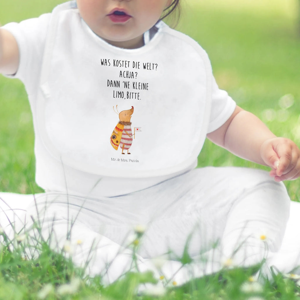 Bib Moth flag drool bib, toddler, baby party, baby shower, baby bib, spit cloth, small animals, cute, funny, cute animal motives, hand drawn, small world, funny sayings, good mood, happy, gifts, gift ideas, special gifts, animal lover, card, Saying funny, How much does the world cost, Kitchen decoration, Moth, Beetle