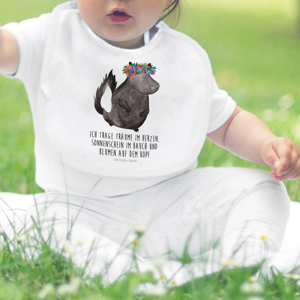 Bib skunk Girl drool bib, spit cloth, baby shower, toddler, baby bib, baby party, Skunk, Namaste, Yoga, Stinky, Wild animal, Laugh, Predator, Stinker, Live, Love