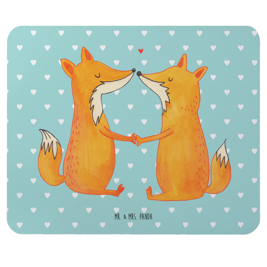 Mouse mat foxes Love Office, Student, PC, Print, saying, Mouse Pad, mousepad, Pad, Gift, Mouse, fun, Study, Motif, Work, fox, foxes, forest wildlife, clever as a fox, animal lover, girlfriend, marriage, fiancée, love, proof of love, husband, boyfriend, wife, couple, lovers, partner