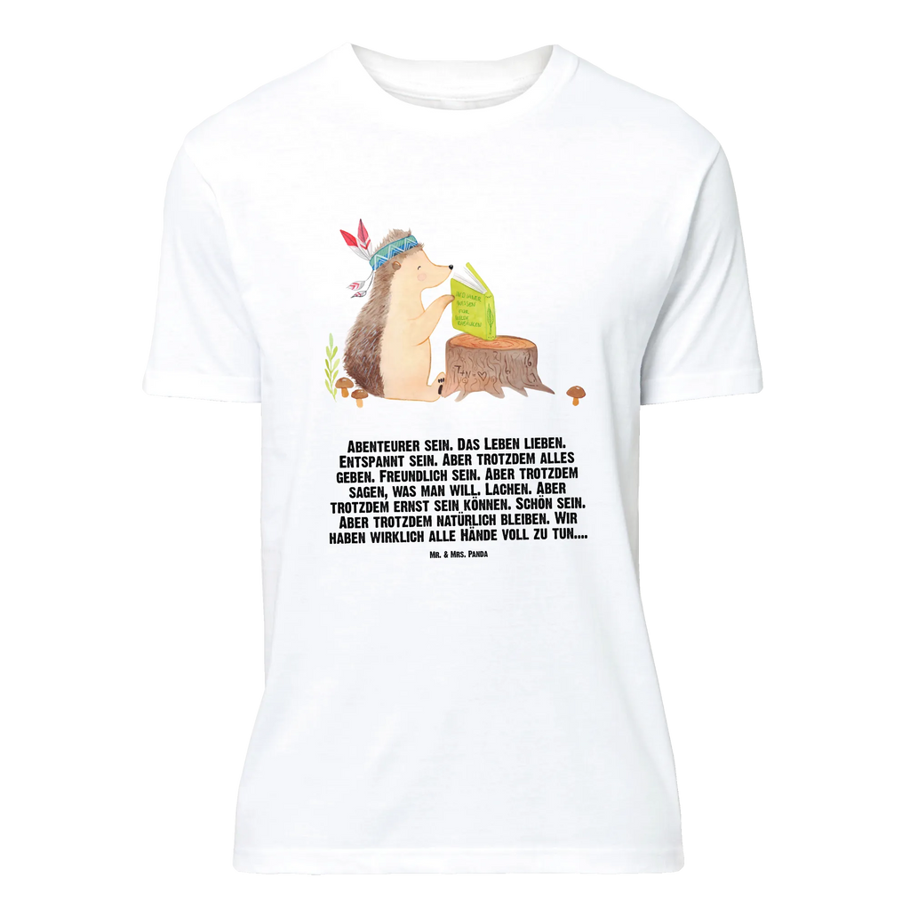 Rozmiar L T-shirt jeż Ozdoba z piór Shirt, Schlafshirt, Tshirt, Lustiges T-Shirt, Jubiläum, Damen, Herrn, T-Shirt, Geburstag, T-Shirt mit Spruch, Junggesellenabschied, Nachthemd, Waldtiere, Tiere, Abenteuer, Indianer, Camping, Lagerfeuer, Igel