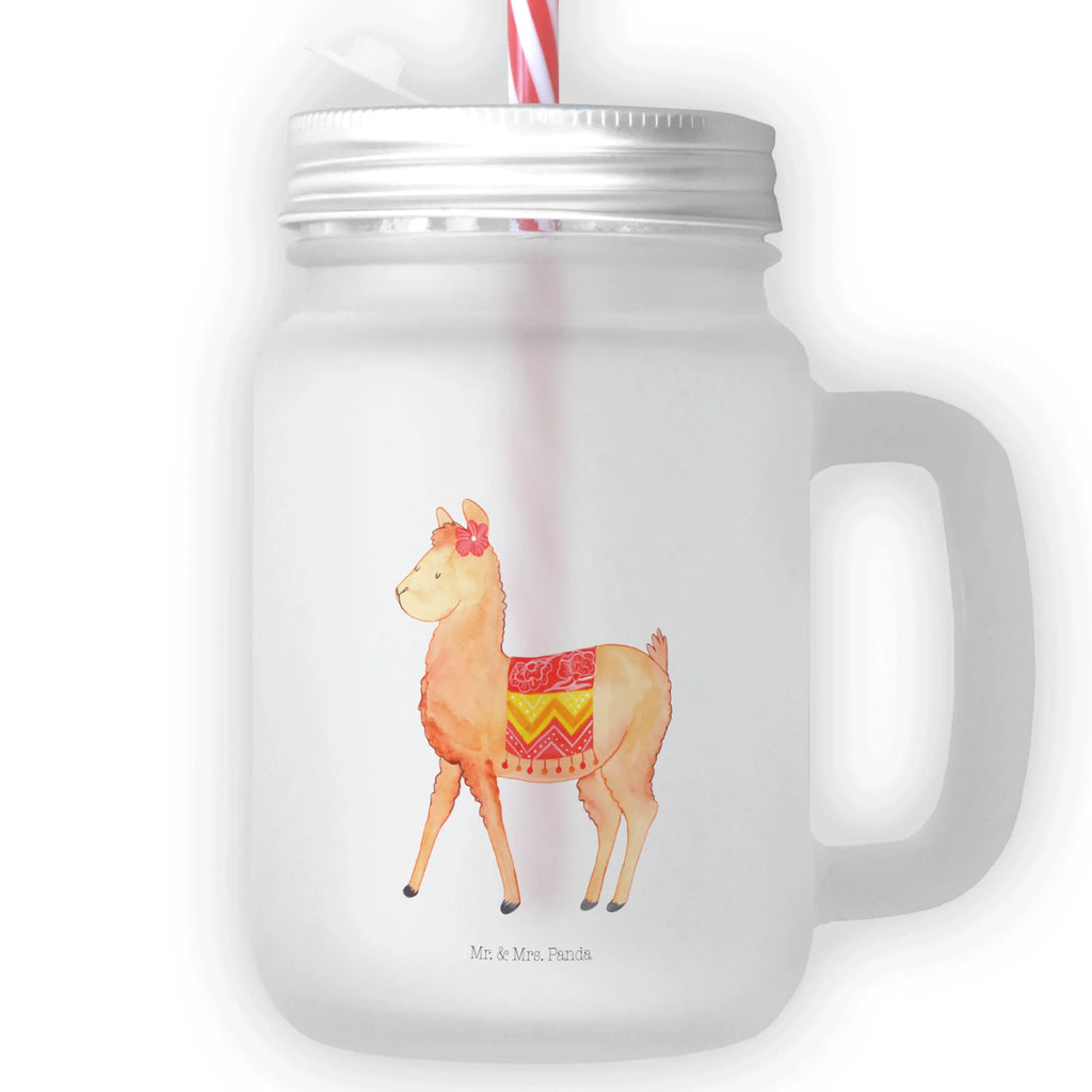 Mason jar drinking glass alpaca Proud glass, drinking glass, preserving glass, handle glass, summer glass, Mason Jar, cocktail glass, alpaca, llama, pako, camel, Peru, animal, favourite animal