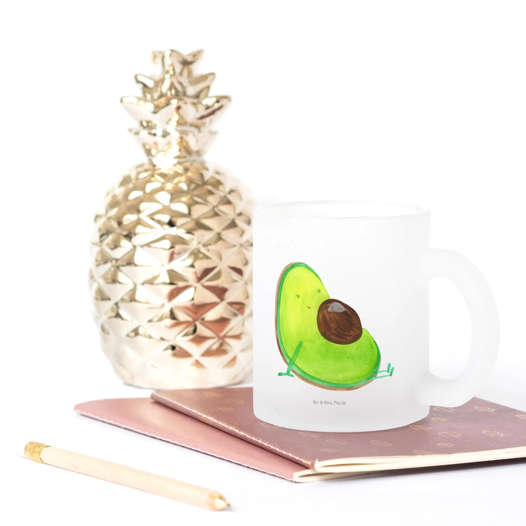 Glass tea cup avocado pregnancy tea glass, mug, glass, tea, Tea cup, avocado, vegetables, baby shower, pregnancy, pregnant, Avocado