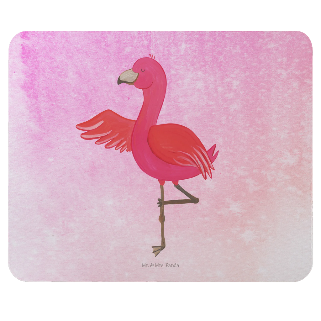 Podkładka pod mysz Flamingo joga Mauspad, Einzigartiges Mauspad, Computer zubehör, Mousepad, Arbeitszimmer, Mausunterlage, Büroausstattung, Mauspad Büro, PC Zubehör, Designer Mauspad, Flamingo, Yoga-Übung, Entspannung, Vogel, Achtsamkeit, Aufregen, Yoga, Tiefenentspannung, Namaste, Ärger