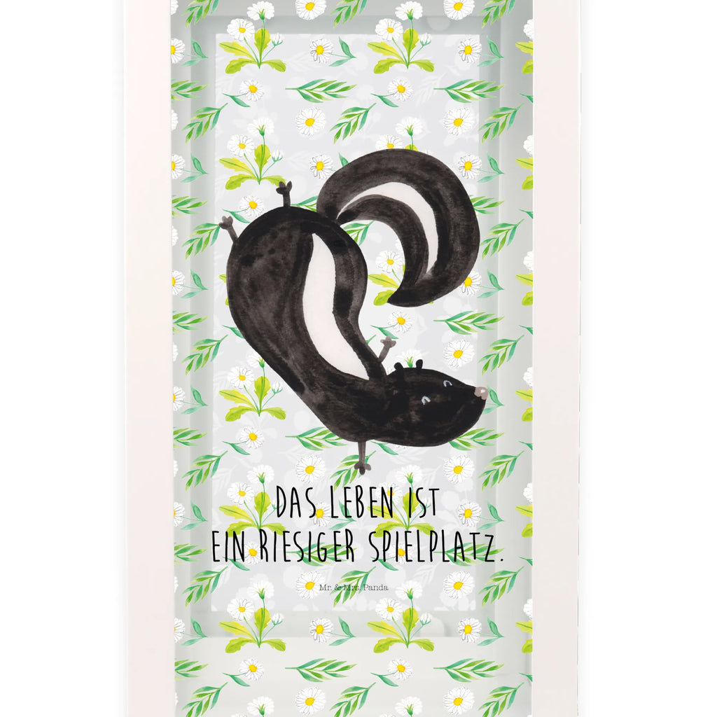 Decorative lantern skunk handstand Skunk, playful, skunk, stink, predator, child, playground, wild animal