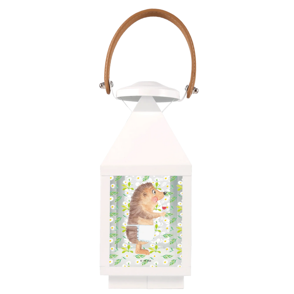 Decorative lantern Hedgehog wine small animals, cute, funny, cute animal motives, hand drawn, small world, funny sayings, good mood, happy, gifts, gift ideas, special gifts, animal lover, card, wine glass, hedgehog, wine decoration, wine saying, red wine, gift wine lover, drinking wine, white wine, gift wine drinker