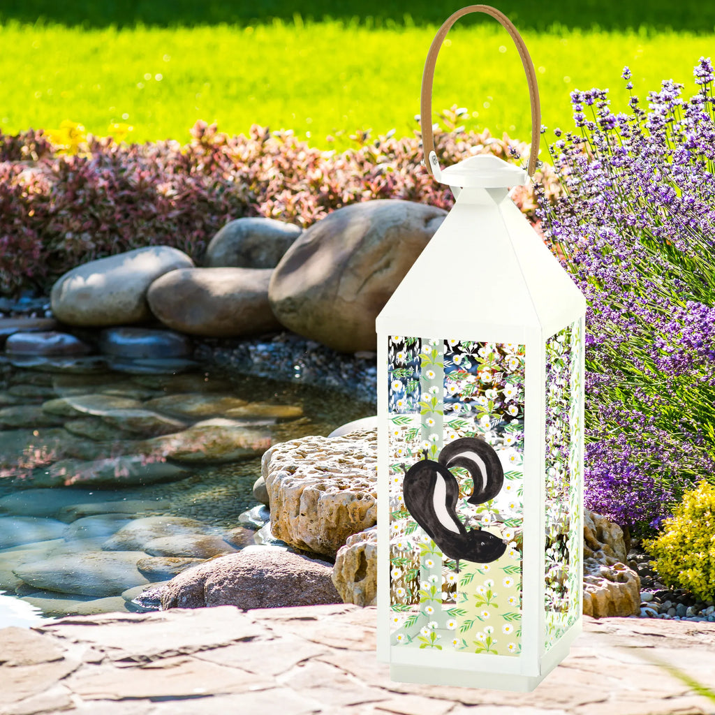 Decorative lantern skunk handstand Skunk, playful, skunk, stink, predator, child, playground, wild animal