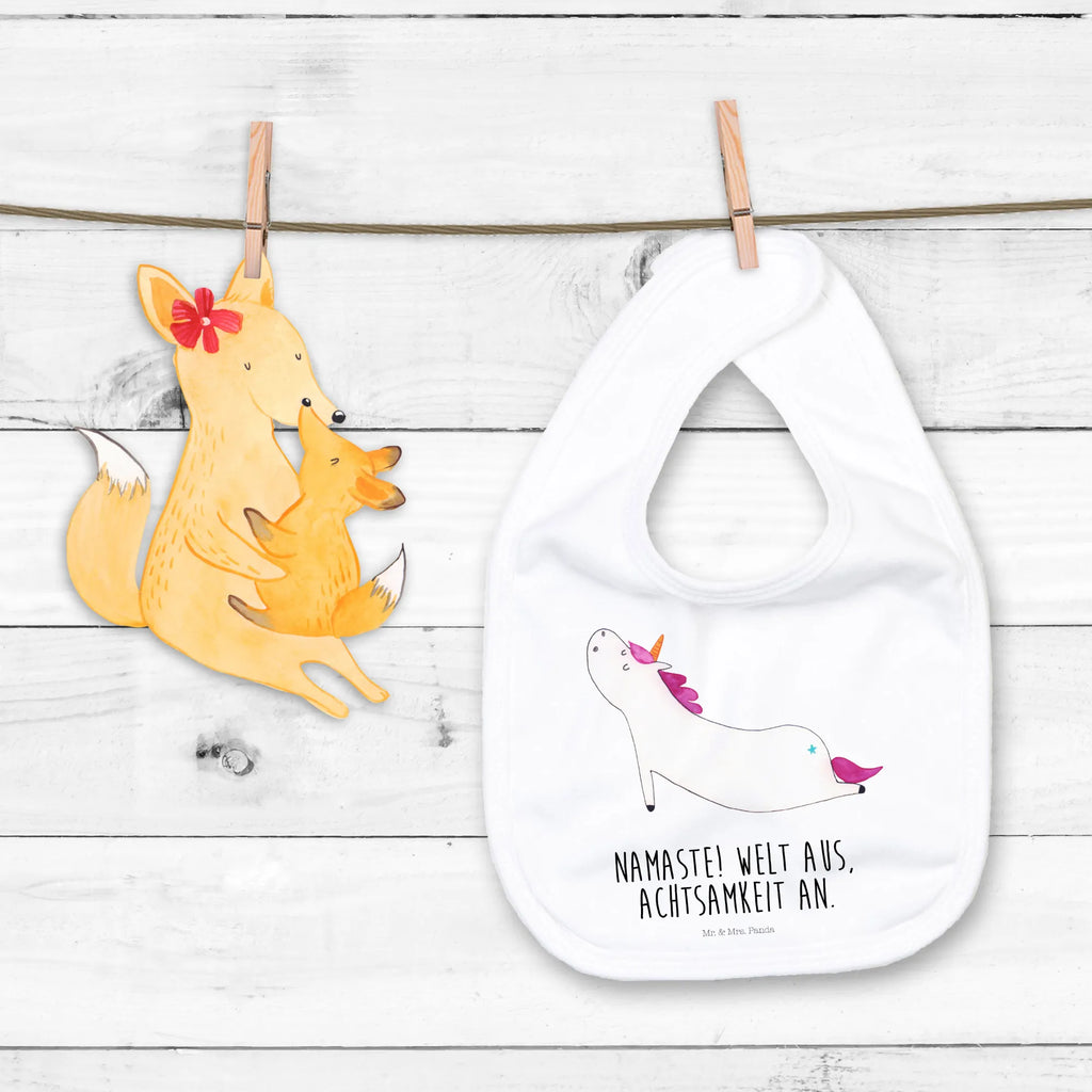 Bib unicorn yoga drool bib, baby shower, baby party, toddler, baby bib, spit cloth, unicorn, unicorns, present, sweet, sports, relaxation, funny, gift, yoga, mindfulness, Unicorn, Namaste