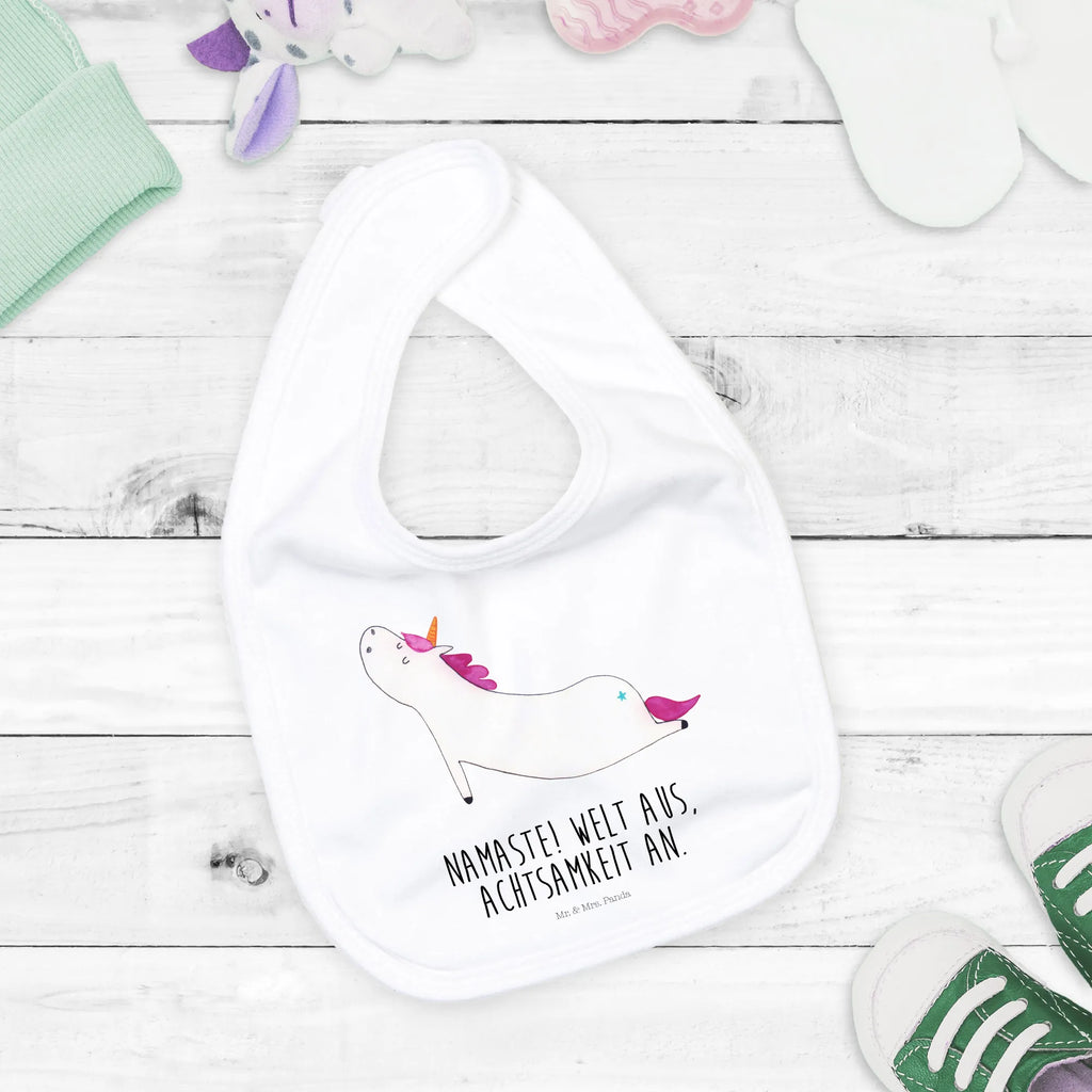 Bib unicorn yoga drool bib, baby shower, baby party, toddler, baby bib, spit cloth, unicorn, unicorns, present, sweet, sports, relaxation, funny, gift, yoga, mindfulness, Unicorn, Namaste