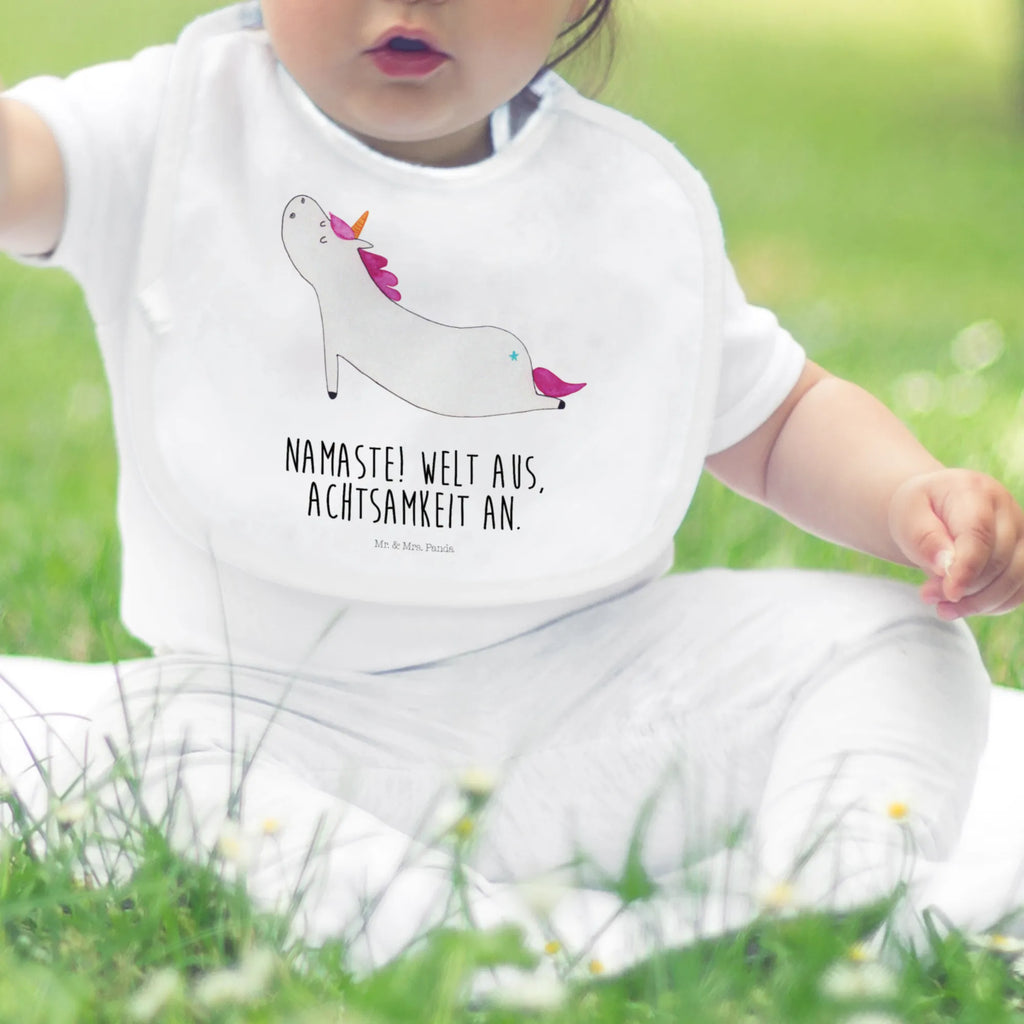 Bib unicorn yoga drool bib, baby shower, baby party, toddler, baby bib, spit cloth, unicorn, unicorns, present, sweet, sports, relaxation, funny, gift, yoga, mindfulness, Unicorn, Namaste