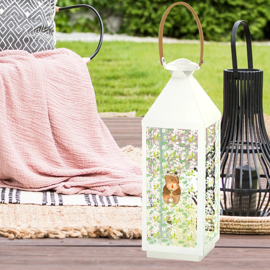 Decorative lantern bear communion bear, teddy, teddy bear, cuddly toy, God's blessing, catholic, communion, baptismal candle