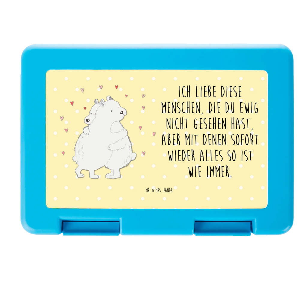 Pudełko na kanapki Niedźwiedź polarny obejmować Motywy zwierzęce, dobra energia, zabawne powiedzonka, zwierzęta