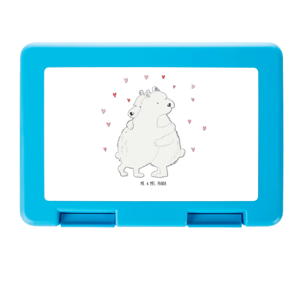 Pudełko na kanapki Niedźwiedź polarny obejmować Motywy zwierzęce, dobra energia, zabawne powiedzonka, zwierzęta