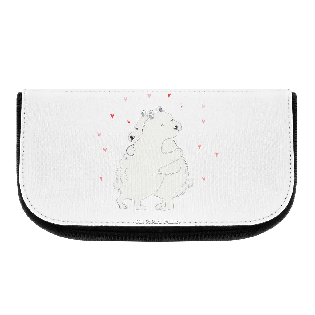 Kosmetiktasche Eisbär Umarmen Beauty Bag, Schminktäschchen, zubehörtasche, Kulturtasche, Waschbeutel, Organizer Tasche, beauty tasche, utensilientasche, reiseschminktasche, hygiene tasche, kosmetiktäschchen, bad tasche, kosmetik beutel, Make-Up Bag, kleines Täschchen, beauty case, Toilettentasche, Beautybag, Schminktasche, Necessaire, reise kosmetiktasche, Schminkbeutel, Reisenecessaires, Waschtasche, Kulturbeutel, kulturtäschchen, Kosmetiktasche, toilettenbeutel, Tiere, Tiermotive, Gute Laune, Lustige Sprüche