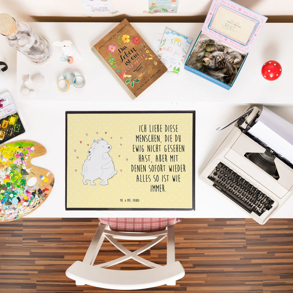 Podkładka na biurko Niedźwiedź polarny obejmować Motywy zwierzęce, dobra energia, zabawne powiedzonka, zwierzęta