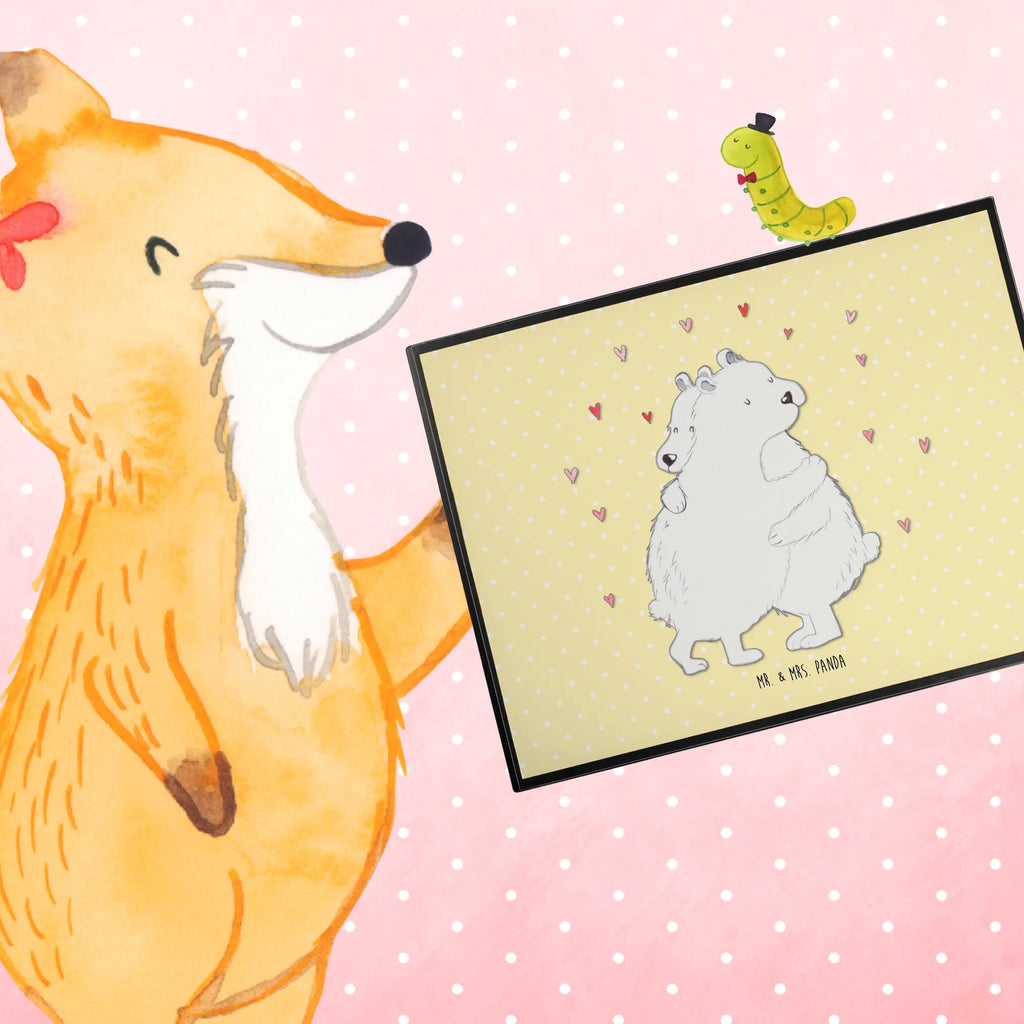 Podkładka na biurko Niedźwiedź polarny obejmować Motywy zwierzęce, dobra energia, zabawne powiedzonka, zwierzęta