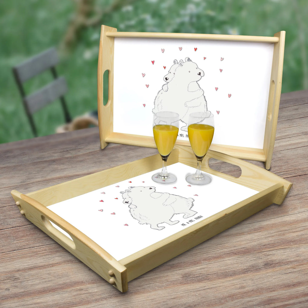 Serving tray Icebear Embrace teetablett, tablett für bett, kaffeetablett, getränketablett, tablett zum servieren, Serviertablett, bett tablett, serviertablett aus holz, ablagetablett, Tablett, Servier Tablett, tablett für getränke, betttablett, sofatablett, couchtablett, essenstablett, Frühstückstablett, tablett aus holz, tablett holz, tablett für essen, echtholz tablett, Holztablett, serviertablett holz, holz serviertablett, tragetablett, Küchentablett, Tiere, Tiermotive, Gute Laune, Lustige Sprüche