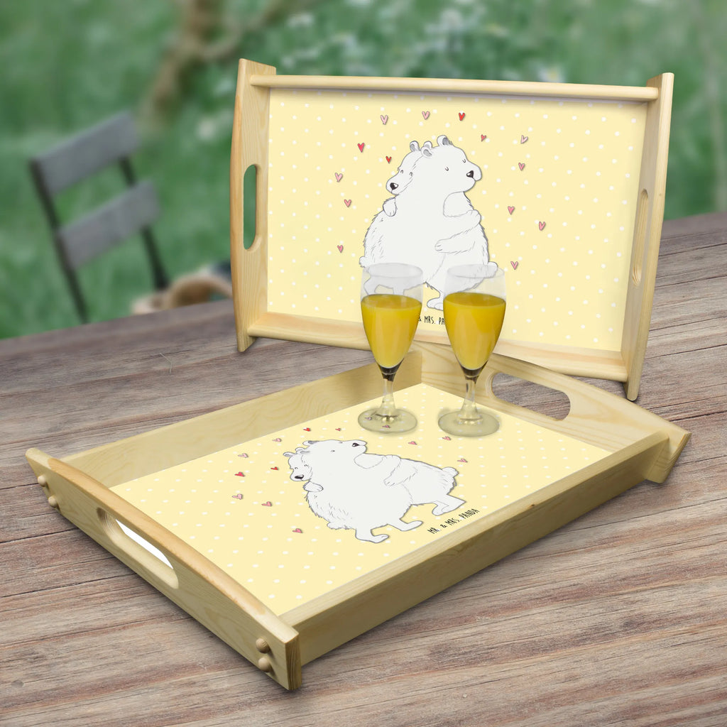 Serving tray Icebear Embrace teetablett, tablett für bett, kaffeetablett, getränketablett, tablett zum servieren, Serviertablett, bett tablett, serviertablett aus holz, ablagetablett, Tablett, Servier Tablett, tablett für getränke, betttablett, sofatablett, couchtablett, essenstablett, Frühstückstablett, tablett aus holz, tablett holz, tablett für essen, echtholz tablett, Holztablett, serviertablett holz, holz serviertablett, tragetablett, Küchentablett, Tiere, Tiermotive, Gute Laune, Lustige Sprüche