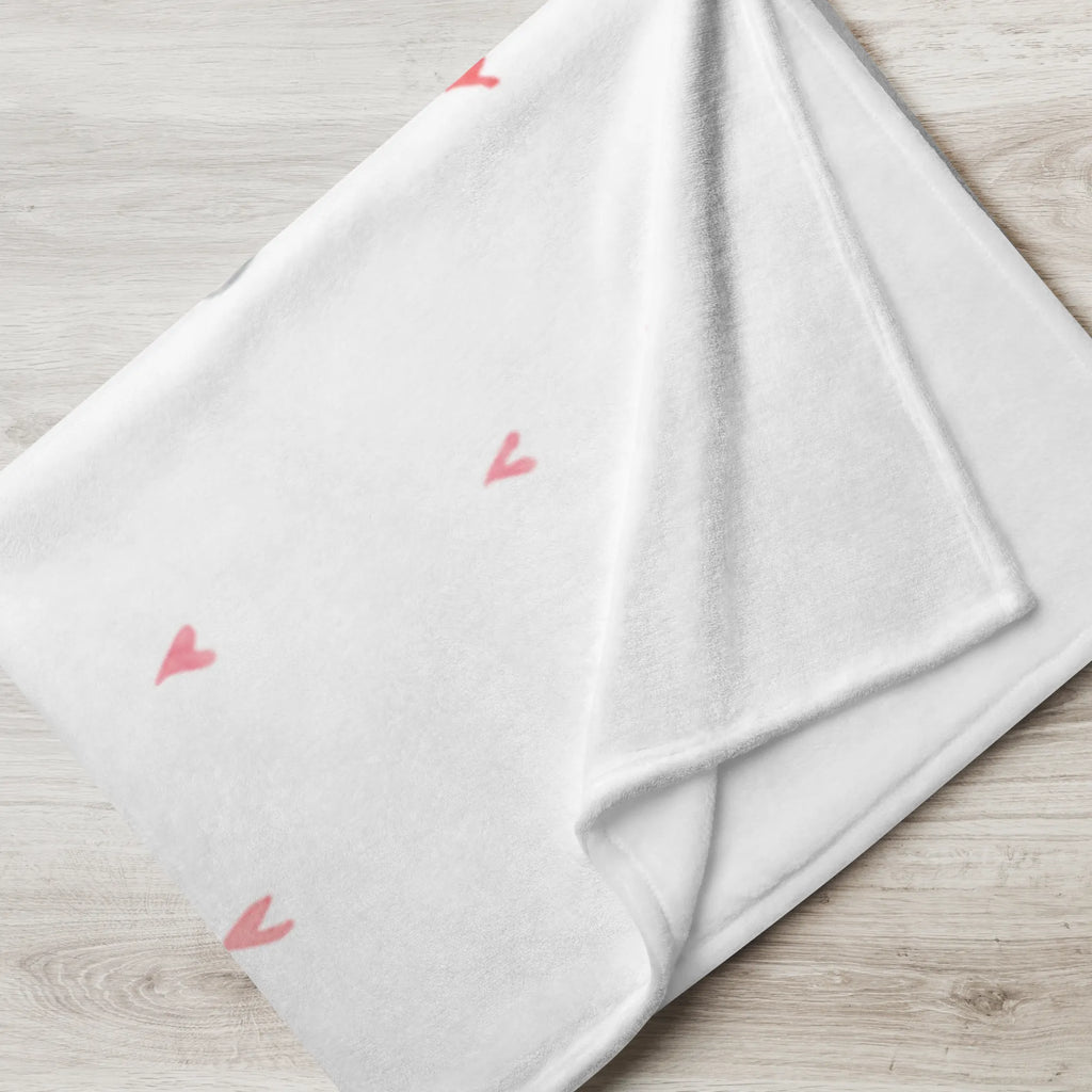 Baby blanket Icebear Embrace small animals, cute, funny, cute animal motives, hand drawn, small world, funny sayings, good mood, happy, gifts, gift ideas, special gifts, animal lover, card