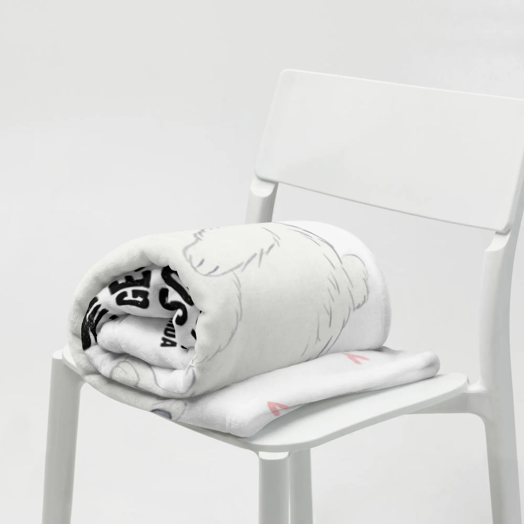 Baby blanket Icebear Embrace small animals, cute, funny, cute animal motives, hand drawn, small world, funny sayings, good mood, happy, gifts, gift ideas, special gifts, animal lover, card