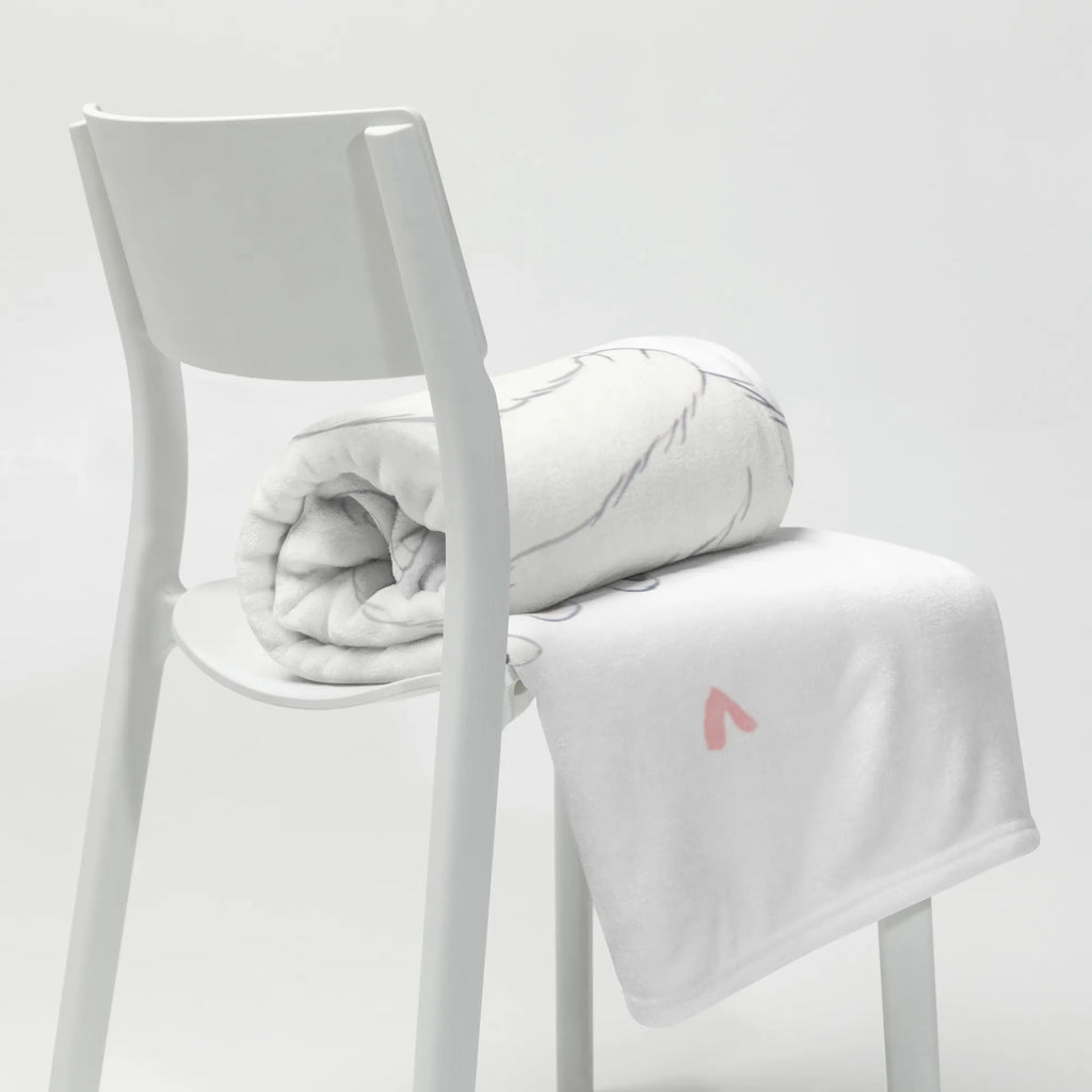 Baby blanket Icebear Embrace small animals, cute, funny, cute animal motives, hand drawn, small world, funny sayings, good mood, happy, gifts, gift ideas, special gifts, animal lover, card