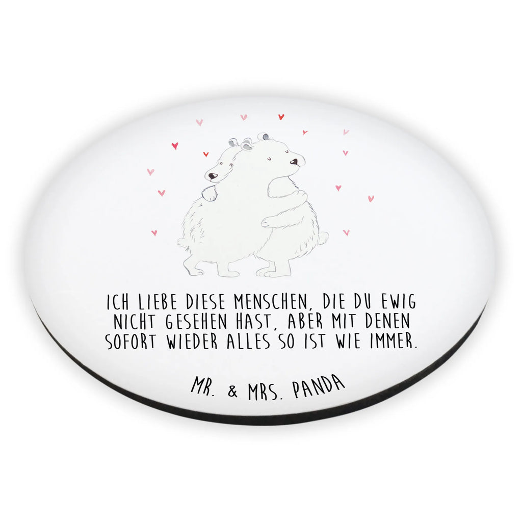 Round magnet Icebear Embrace Kühlschrank Dekoration, Dekomagnet, Souvenir Magnet, Notiz Magnet, Pinnwandmagnet, Kühlschrankmagnet, Motivmagnete, Whiteboard Magnet, Tiermotive, Gute Laune, lustige Sprüche, Tiere