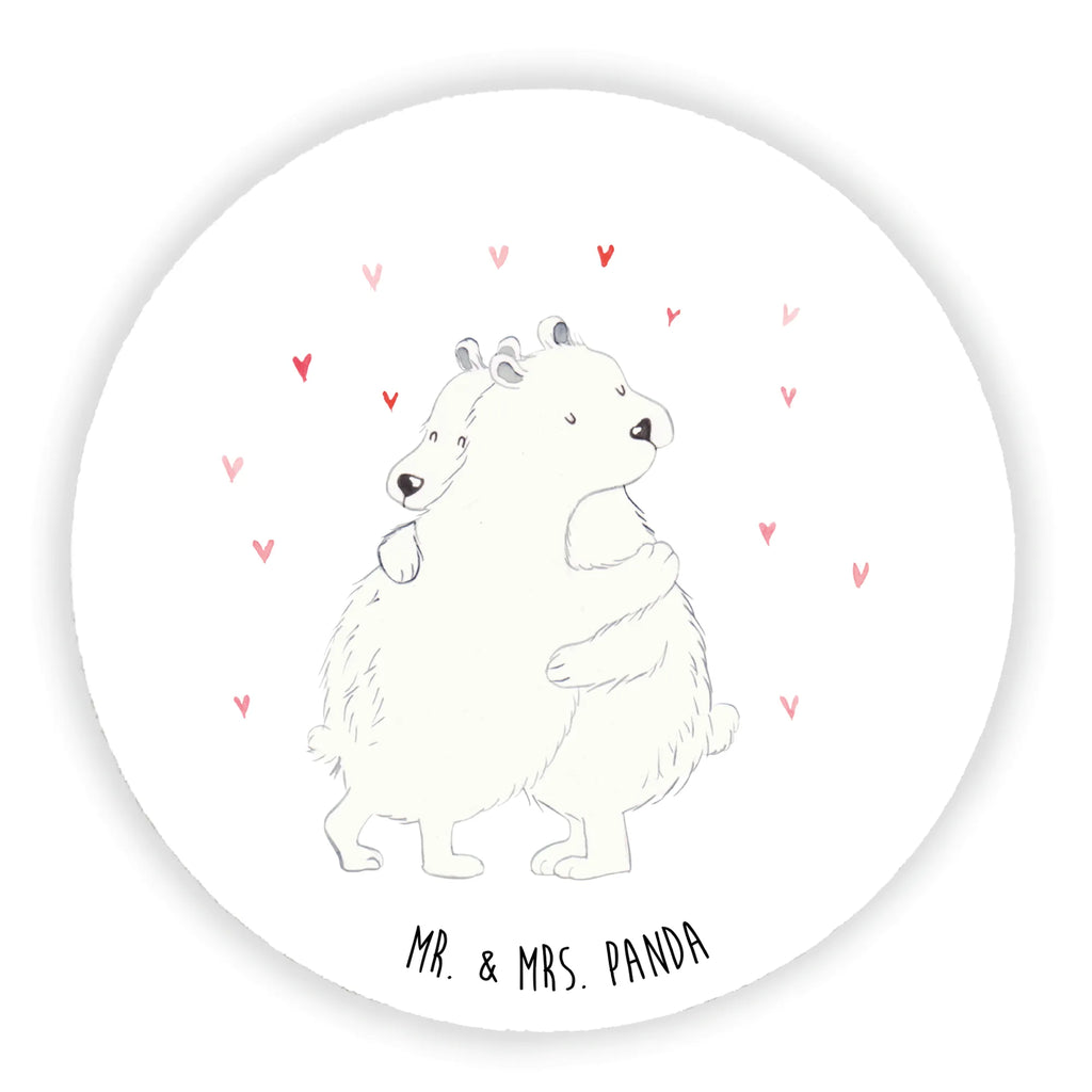 Round magnet Icebear Embrace Kühlschrank Dekoration, Dekomagnet, Souvenir Magnet, Notiz Magnet, Pinnwandmagnet, Kühlschrankmagnet, Motivmagnete, Whiteboard Magnet, Tiermotive, Gute Laune, lustige Sprüche, Tiere