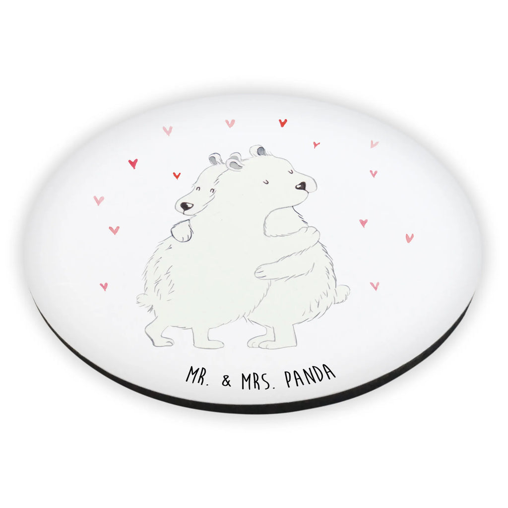 Round magnet Icebear Embrace Kühlschrank Dekoration, Dekomagnet, Souvenir Magnet, Notiz Magnet, Pinnwandmagnet, Kühlschrankmagnet, Motivmagnete, Whiteboard Magnet, Tiermotive, Gute Laune, lustige Sprüche, Tiere