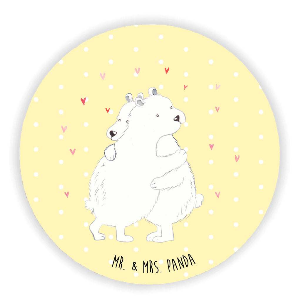 Round magnet Icebear Embrace Kühlschrank Dekoration, Dekomagnet, Souvenir Magnet, Notiz Magnet, Pinnwandmagnet, Kühlschrankmagnet, Motivmagnete, Whiteboard Magnet, Tiermotive, Gute Laune, lustige Sprüche, Tiere