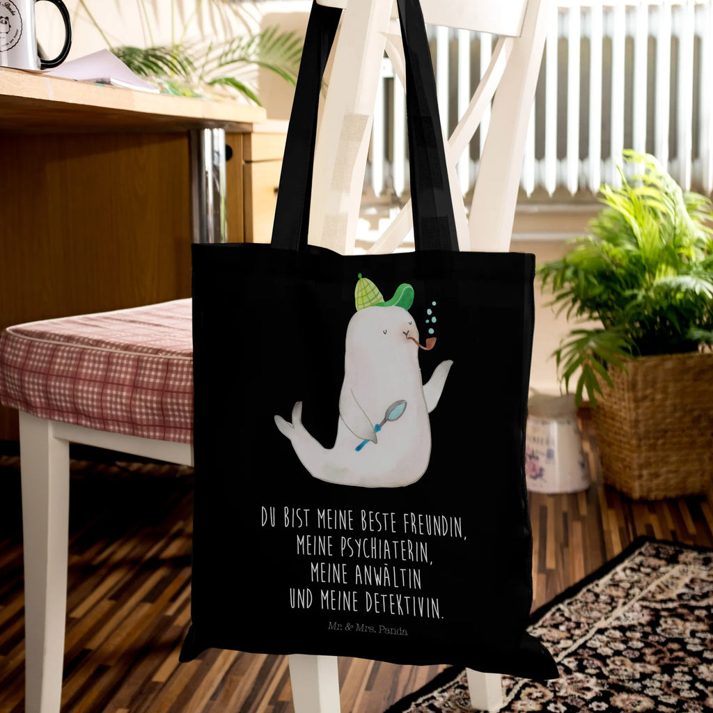 Tote bag seal sherlock