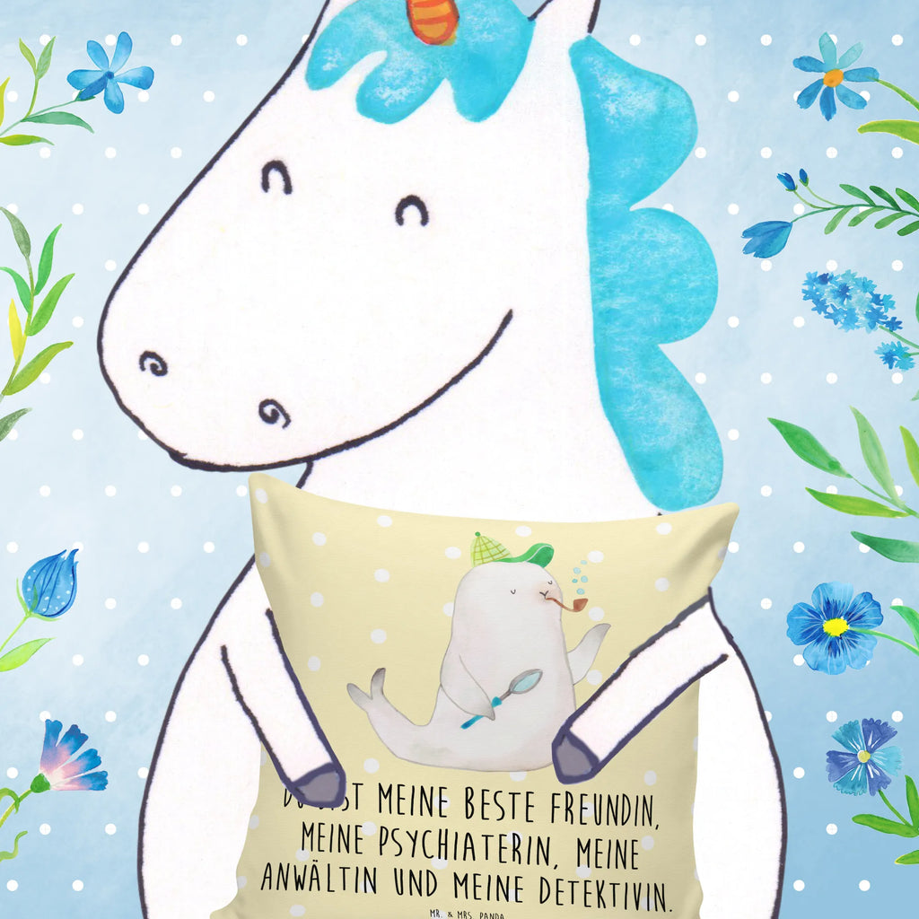 Cushion seal sherlock Kissen 40x40, Sofakissen, Kissen 40x40 Waschbar, Kopfkissen 40x40, Couchkissen, Kissenbezug 40x40, Sofakissen 40x40, Dekokissen, Dekokissen 40x40, Kissen, Kopfkissen, Kissenhülle 40x40, Zierkissen, sofakissen, sitzkissen, Kissenhülle, Kissenbezüge, Dekokissen Sofa, Motivkissen, Tiermotive, Gute Laune, lustige Sprüche, Tiere