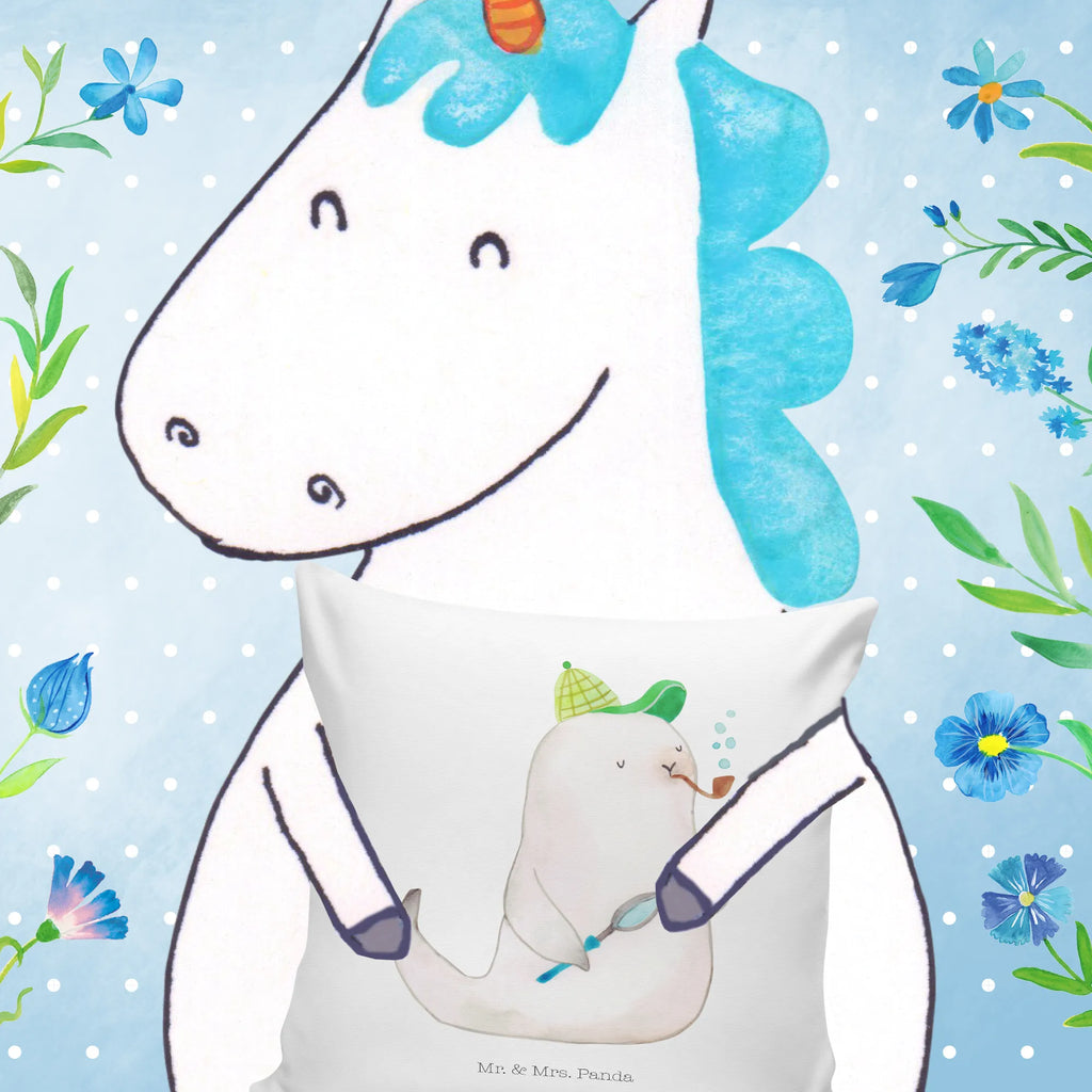 Cushion seal sherlock Kissen 40x40, Sofakissen, Kissen 40x40 Waschbar, Kopfkissen 40x40, Couchkissen, Kissenbezug 40x40, Sofakissen 40x40, Dekokissen, Dekokissen 40x40, Kissen, Kopfkissen, Kissenhülle 40x40, Zierkissen, sofakissen, sitzkissen, Kissenhülle, Kissenbezüge, Dekokissen Sofa, Motivkissen, Tiermotive, Gute Laune, lustige Sprüche, Tiere