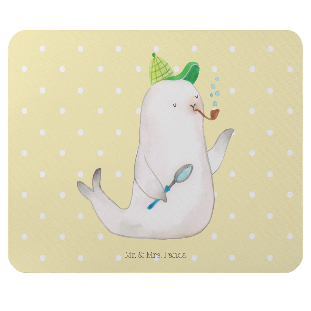 Mouse mat seal sherlock Computer zubehör, Büroausstattung, Arbeitszimmer, Mausunterlage, PC Zubehör, Designer Mauspad, Mousepad, Mauspad, Einzigartiges Mauspad, Mauspad Büro, Tiermotive, Gute Laune, lustige Sprüche, Tiere