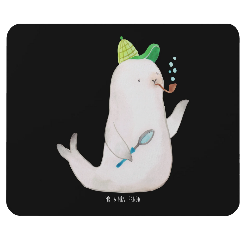 Mouse mat seal sherlock Computer zubehör, Büroausstattung, Arbeitszimmer, Mausunterlage, PC Zubehör, Designer Mauspad, Mousepad, Mauspad, Einzigartiges Mauspad, Mauspad Büro, Tiermotive, Gute Laune, lustige Sprüche, Tiere