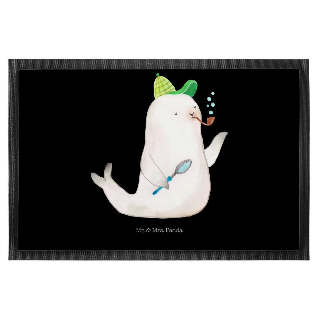 Doormat seal sherlock Türvorleger, Eingangsteppich, hausmatte, Fußabtreter, sauberlaufmatten, Fußmatten, flurmatte, matte haustür, fußmatte, Abtreter, Fussmatte, Haustürmatte, Sauberlaufmatte, Schmutzfangteppich, schmutzfangmatten, Abtretmatte, abstreifer, Schmutzmatte, Schmutzfänger, Schmutzfangmatte, Schuhabstreifer, Türmatte, Fußabstreifer, türmatten, außenmatte, Eingangsmatte, Gute Laune, Tiere, Lustige Sprüche, Tiermotive