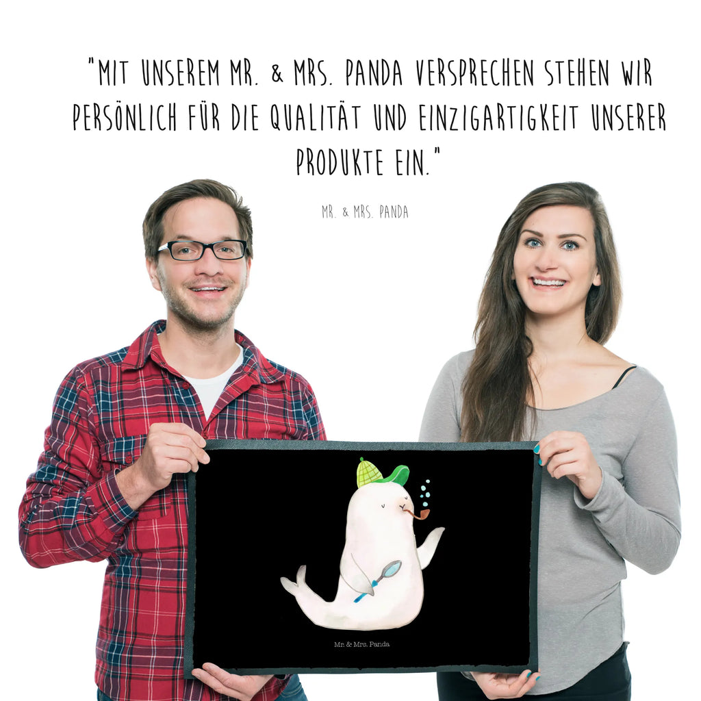 Doormat seal sherlock Türvorleger, Eingangsteppich, hausmatte, Fußabtreter, sauberlaufmatten, Fußmatten, flurmatte, matte haustür, fußmatte, Abtreter, Fussmatte, Haustürmatte, Sauberlaufmatte, Schmutzfangteppich, schmutzfangmatten, Abtretmatte, abstreifer, Schmutzmatte, Schmutzfänger, Schmutzfangmatte, Schuhabstreifer, Türmatte, Fußabstreifer, türmatten, außenmatte, Eingangsmatte, Gute Laune, Tiere, Lustige Sprüche, Tiermotive