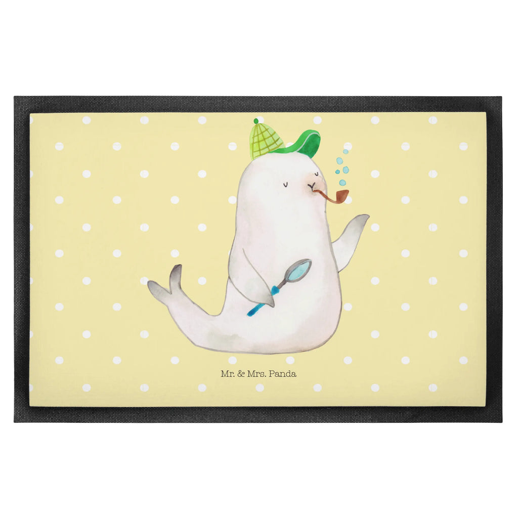 Doormat seal sherlock Türvorleger, Eingangsteppich, hausmatte, Fußabtreter, sauberlaufmatten, Fußmatten, flurmatte, matte haustür, fußmatte, Abtreter, Fussmatte, Haustürmatte, Sauberlaufmatte, Schmutzfangteppich, schmutzfangmatten, Abtretmatte, abstreifer, Schmutzmatte, Schmutzfänger, Schmutzfangmatte, Schuhabstreifer, Türmatte, Fußabstreifer, türmatten, außenmatte, Eingangsmatte, Gute Laune, Tiere, Lustige Sprüche, Tiermotive