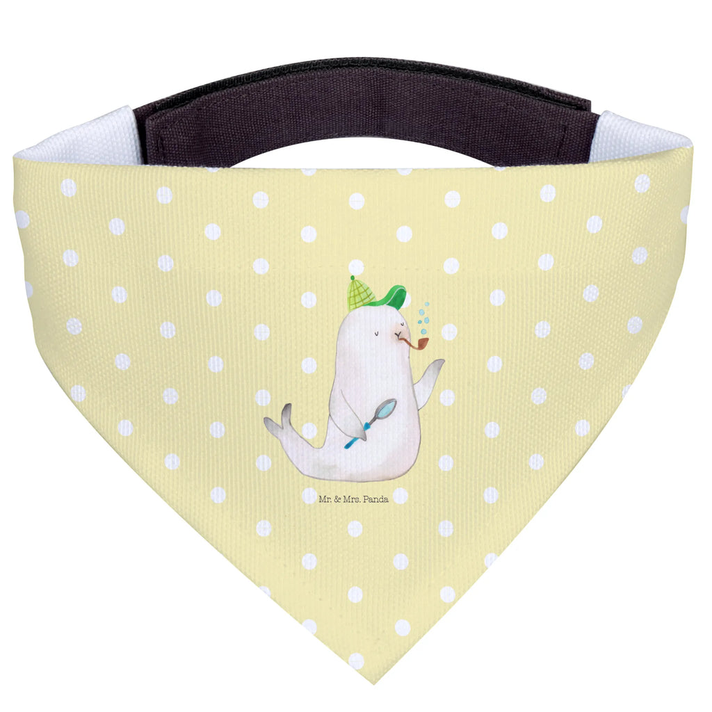 Dog neckerchief seal sherlock Halstuch, Mittel, Mittelgroße Hunde, Hundehalstuch, Hunde, Tuch, Lustige Sprüche, Tiere, Tiermotive, Gute Laune