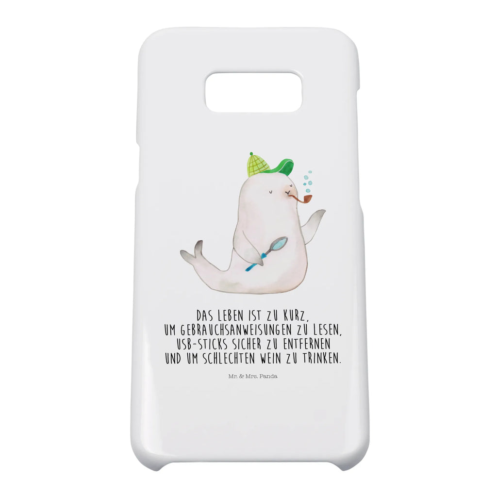 Etui na iPhone 10 foka Sherlock Motywy zwierzęce, dobra energia, zabawne powiedzonka, zwierzęta