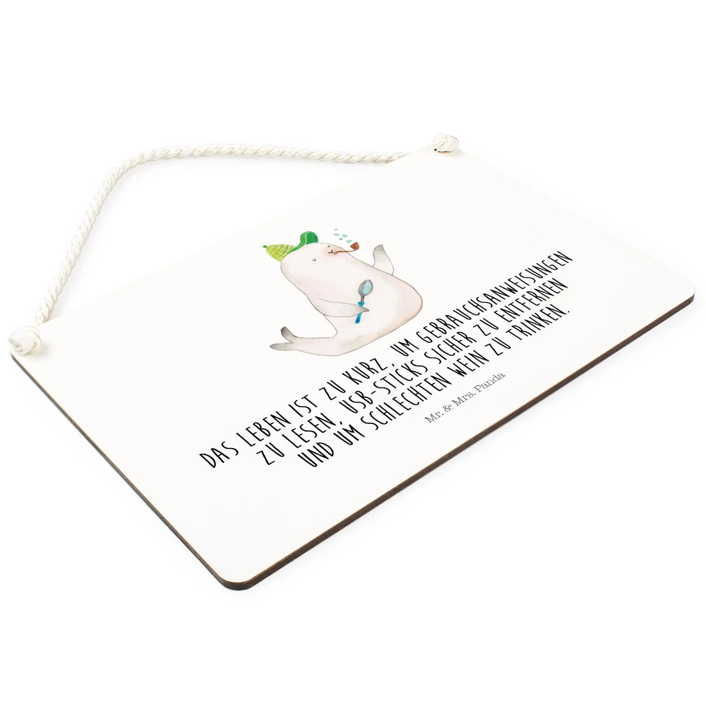 Decorative sign seal sherlock small animals, cute, funny, cute animal motives, hand drawn, small world, funny sayings, good mood, happy, gifts, gift ideas, special gifts, animal lover, card