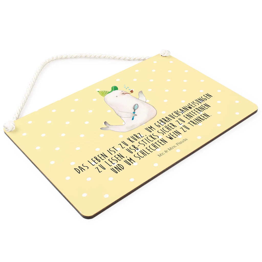 Decorative sign seal sherlock small animals, cute, funny, cute animal motives, hand drawn, small world, funny sayings, good mood, happy, gifts, gift ideas, special gifts, animal lover, card