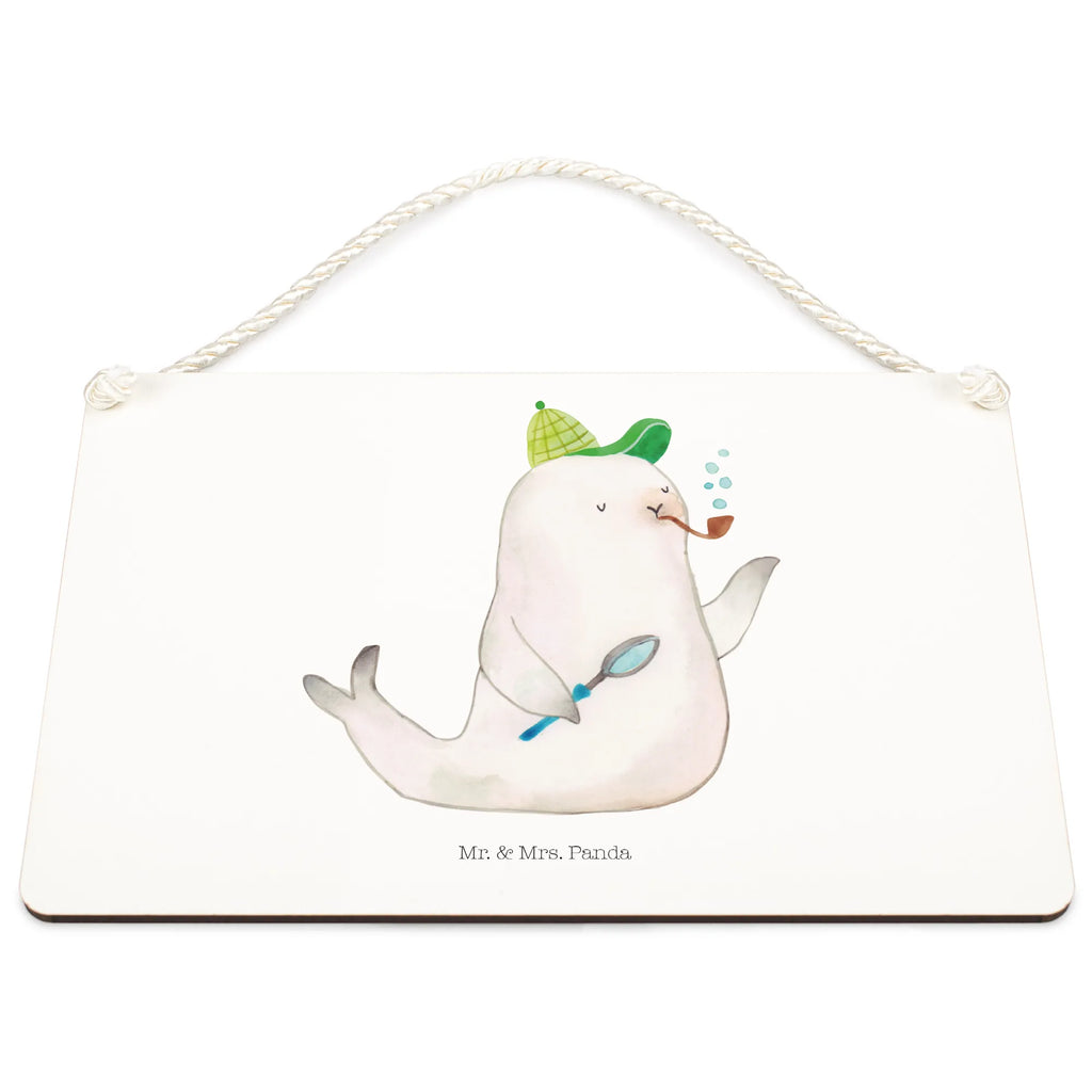 Decorative sign seal sherlock small animals, cute, funny, cute animal motives, hand drawn, small world, funny sayings, good mood, happy, gifts, gift ideas, special gifts, animal lover, card